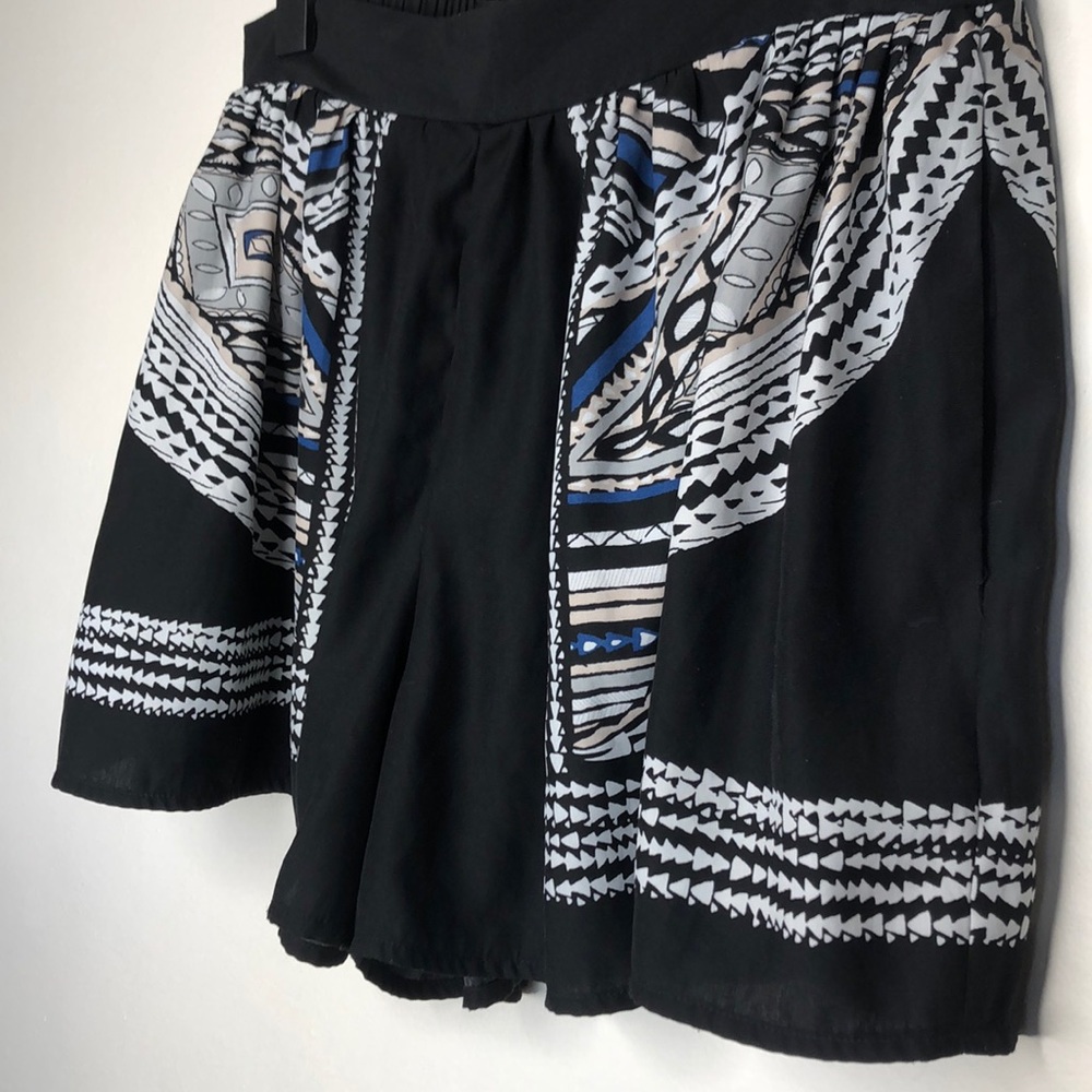 Xhiliration Tribal Print Flowy & Stretchy Shorts - Picture 2 of 6